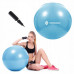 Fitness lopta - 55cm - modrá