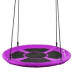 Hojdací kruh bocianie hniezdo - 90 cm - čierno-fialové