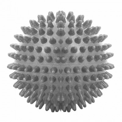 SPRINGOS Masážny ježko 9,5 cm - sivý