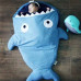 Fusak pre deti žralok - modrý