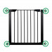 SPRINGOS Bezpečnostná bariérová zábrana pre schody a dvere - čierna - 75-110 cm