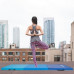 SPRINGOS Fitness gymnastická podložka skladaná 180cm - modrá