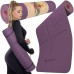 SPRINGOS Yoga podložka na cvičenie Premium - fialová-ružová - 183cm