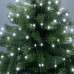 Vianočný LED zväzok svietiacich reťazcov - 10 reťazcov po 20ks LED - 1,9m - Studená biela