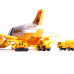 Detské lietadlo so stavebnými vozidlami