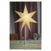 LED hviezda papierová so stojanom, 45 cm, vnút.