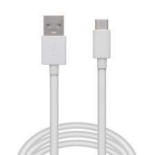 Dátový kábel USB Type - C - biely - 1 m