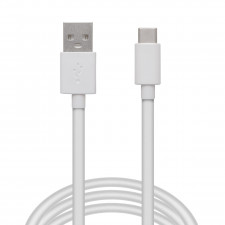 Dátový kábel USB Type - C - biely - 2 m