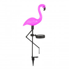 LED solárne flamingo - zapichovacie - plast - 52 x 19 x 6 cm