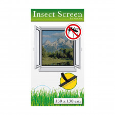 Sieťka proti hmyzu na okno - 130x130cm - čierna