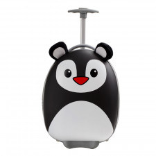 Detský cestovný kufor na kolieskach - tučniak