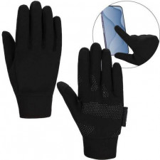 Zimné univerzálne dotykové rukavice na telefón LUX, veľkosť L, čierne