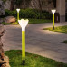 Solárne LED záhradné svietidlo zapichovacie TULIPANEK - žltá - Polux
