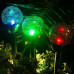 Solárne LED záhradné svietidlo zapichovacie GLASS Inox - 8 cm - Polux