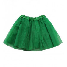 Tylová sukňa zelená