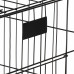 Chovateľská klietka pre zvieratá - skladacia - 60 x 50 x 42 cm - S - čierna