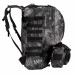 Springos Turistický trekingový batoh - 50 L - čierno-šedý