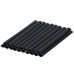 Springos Tieniace plotové pásky a klipy (20ks) - PVC - 35m x 19cm - 450 g/m2 - antracit