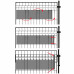Springos Tieniace plotové pásky a klipy (20ks) - PVC - 35m x 4,75cm - 450 g/m2 - svetlo sivá
