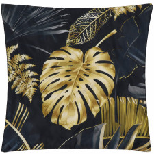 Springos Obliečka na vankúš - 40x40cm - zlaté listy