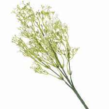 Springos Umelá rastlina - 37 cm - biela/zelená