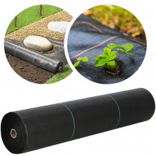 Záhradná agrotextília proti burine - 90g/m2 - 1,6x10 m - čierna
