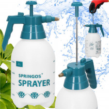 Springos Záhradný tlakový postrekovač na rastliny - ručný - 2L