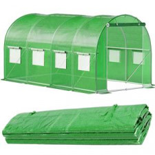 Náhradný kryt na tunelový skleník - fólia - 4x2,5x2 m - UV-4 - 140g/m - zelená
