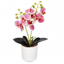 Springos Umelá orchidea v črepníku - 33,5 cm - ružová