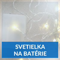 Vianočné svetielka na batérie